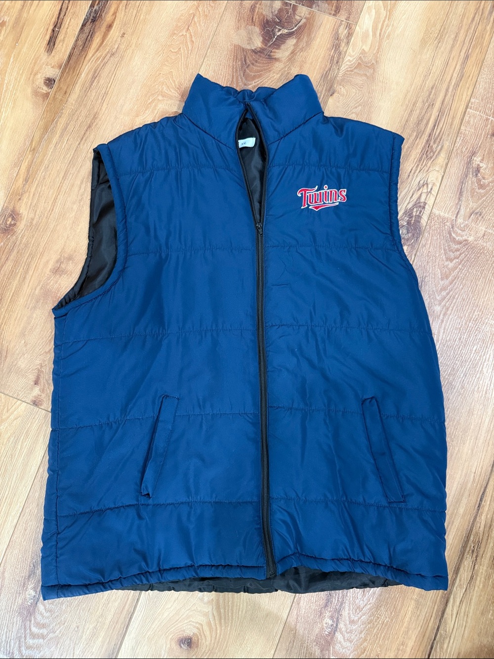 Navy Puffer Vest - Mens Sleeveless Jacket